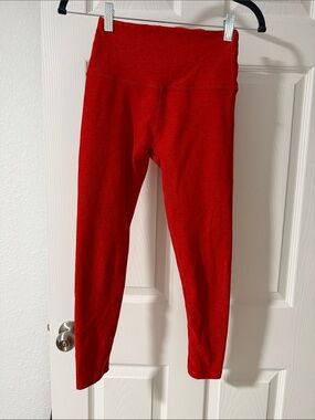 Beyond Yoga Red Stretch Leggings